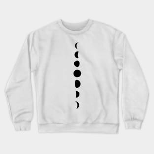 Moon Phases Shadow Crewneck Sweatshirt